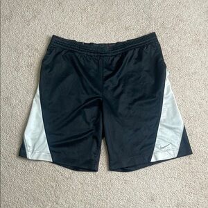 Nike Black and White Athletic Shorts Performance Fit